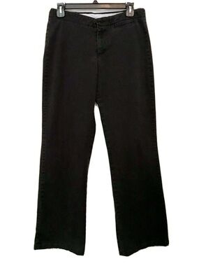 American Eagle Outfitters Womens Size 8 Black Cotton Stretch Classic Chino Pants